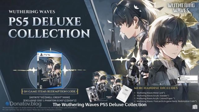 Анонс Wuthering Waves PS5 Deluxe Collection