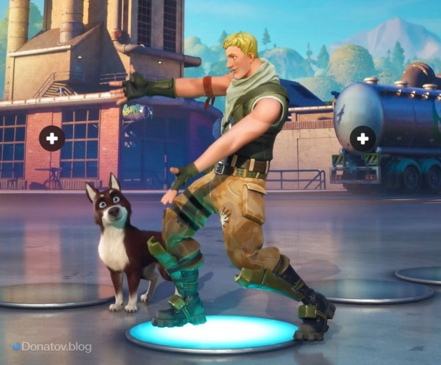 Иллюстрация «Спутников» в Fornite