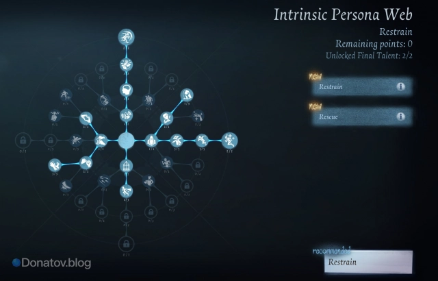 Intrinsic Persona Web в Identity V