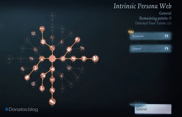 Intrinsic Persona Web в Identity V