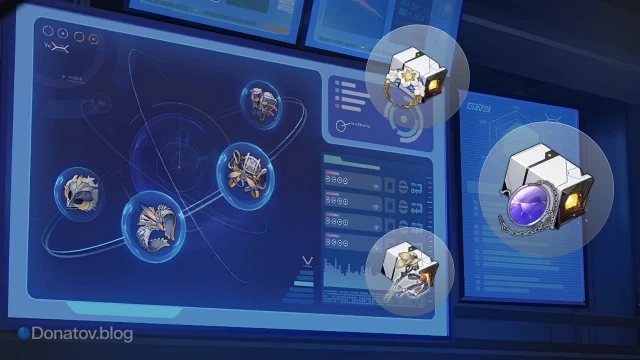 Некоторые наборы реликвий в Honkai: Star Rail