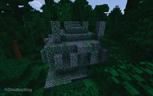 Джунглевый храм в «Майнкрафте»