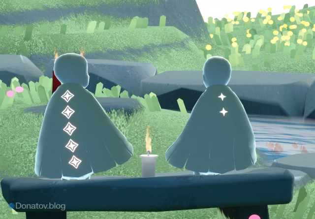 Разные уровни плащей в Sky