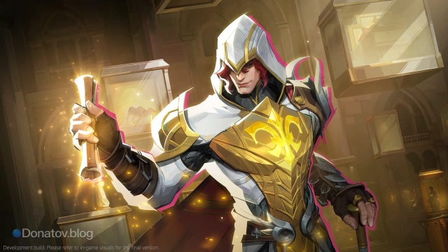 Гамбит в Marvel Rivals в скине «Глава гильдии воров»