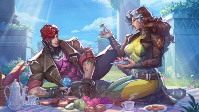 Гамбит и Роуг в Marvel Rivals