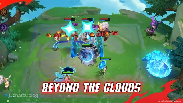 Геймплей Beyond the clouds в Magic Chess: Go Go