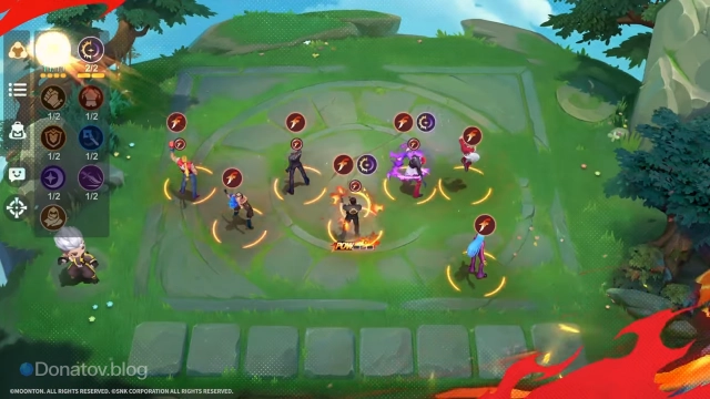 Геймплей «Заклятых врагов» в Magic Chess: Go Go