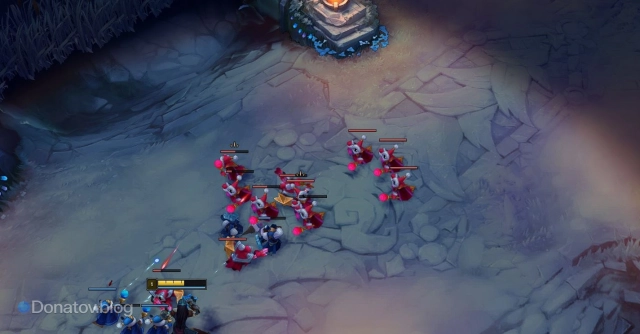 Мид на зимней карте в «Лиге легенд»