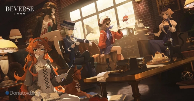 Арт с персонажами из Reverse: 1999