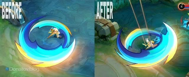 Сравнение анимаций скина на Мартиса «Леви» в Mobile Legends: Bang Bang