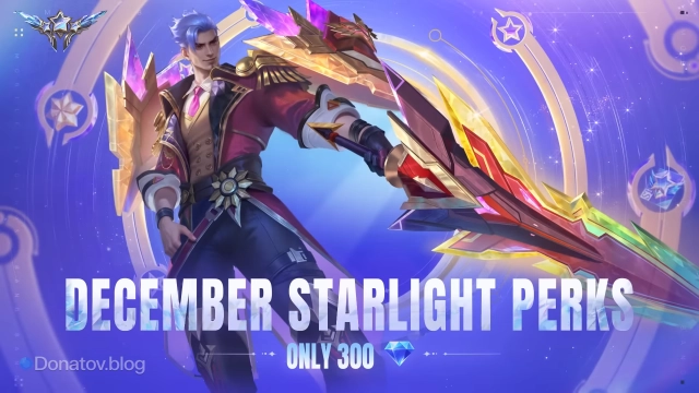 Стоимость «Звёздного участника» декабря в Mobile Legends: Bang Bang