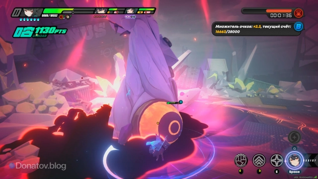 Жертва Брингер в состоянии песнопения