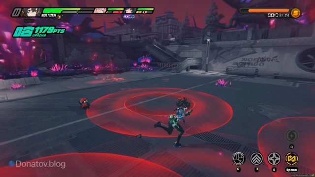 Атаки по площади после исчезновения босса