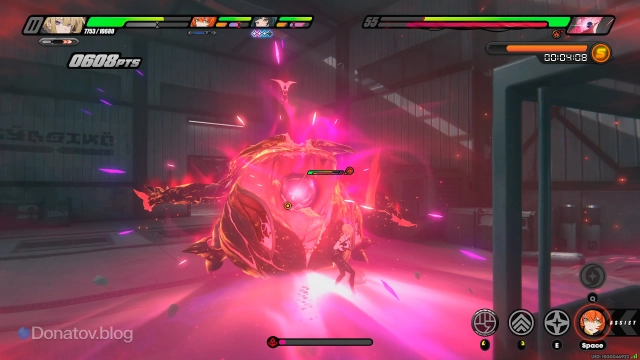 Момент перехода Скверножора к атакам на расстоянии