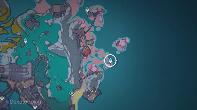 Точка начала квеста «Ввысь к небесам обетованным»