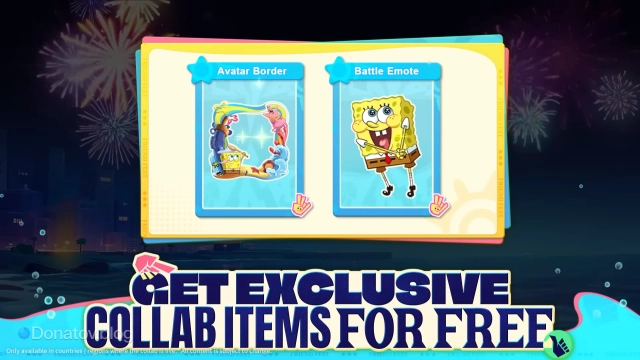 Рамка профиля и эмоция быстрого чата коллаборации MLBB х SpongeBob