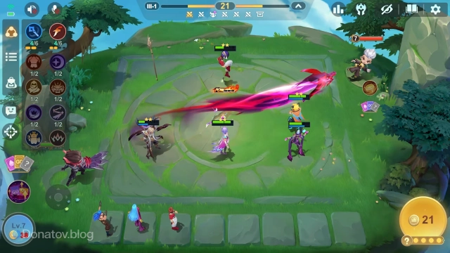 Геймплей командира Чонга в Magic Chess: Go Go