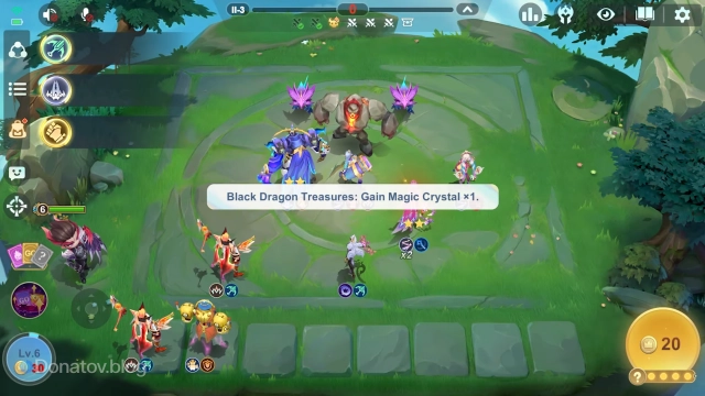 Получение случайного кристалла взаимосвязи от способности Чонга в Magic Chess: Go Go