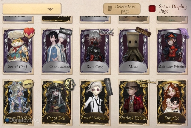 Костюмы с разных ивентов и коллабораций