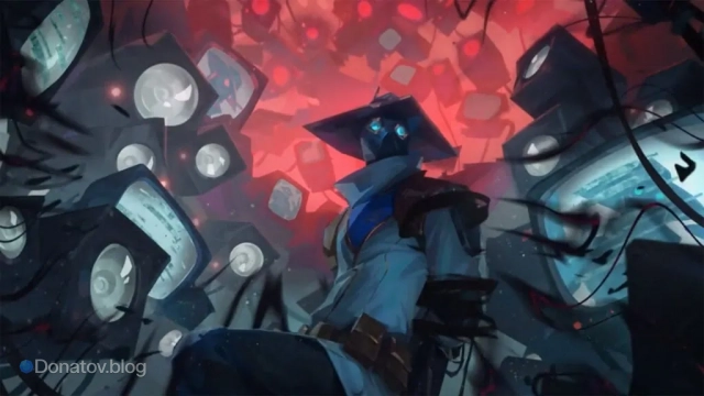 Иллюстрация агента Cypher из трейлера Fade