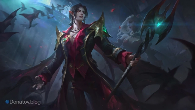 Скин на Сесилиона из MLBB «Объятия ночи»