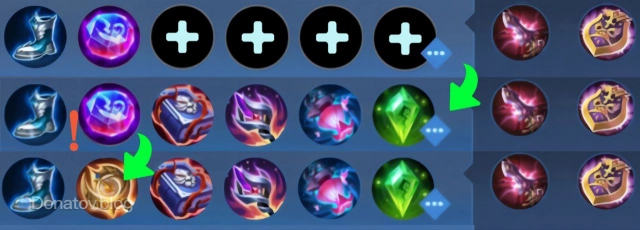 Порядок сборки для поздней игры