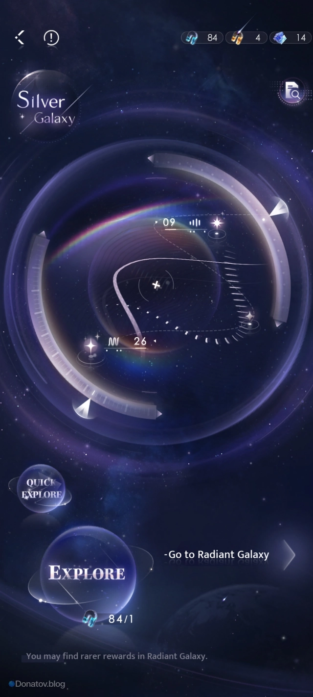 Silver Galaxy Explore