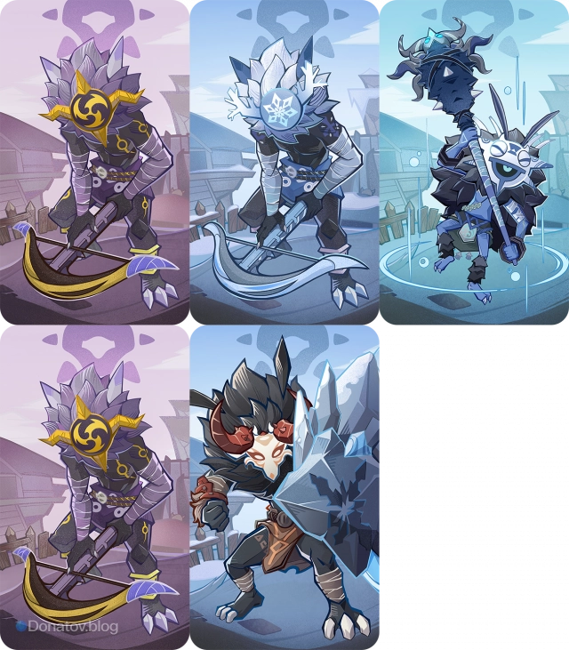 Состав отряда в Испытании возвышения I