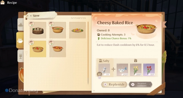 Cheesy Baked Rice в Infinity Nikki