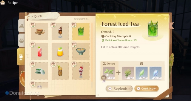 Forest Iced Tea в Infinity Nikki