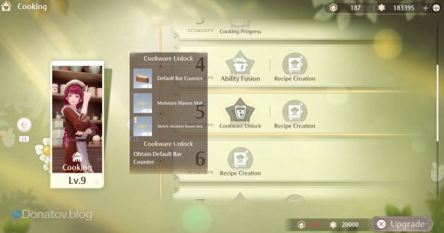 Cookware Unlock в Infinity Nikki