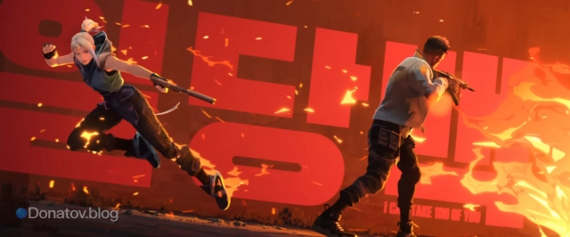 Иллюстрация Phoenix и Jett из трейлера