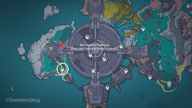 Точка начала квеста «Приоритеты прежде всего»