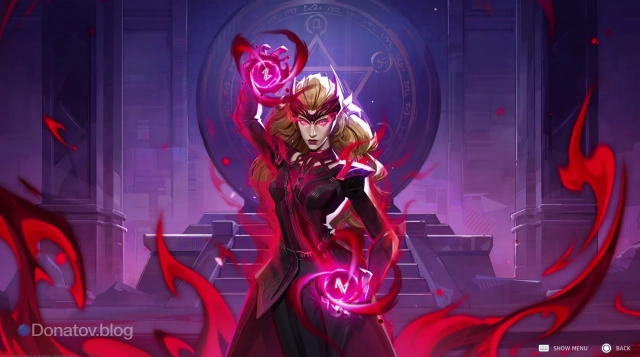 Алая Ведьма в эпическом костюме из фильма «Доктор Стрэндж: В мультивселенной безумия»