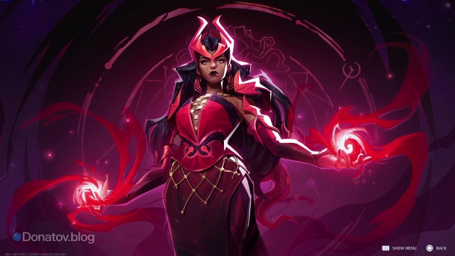 Скин «Владычица рынка» эпического качества на Алую Ведьму