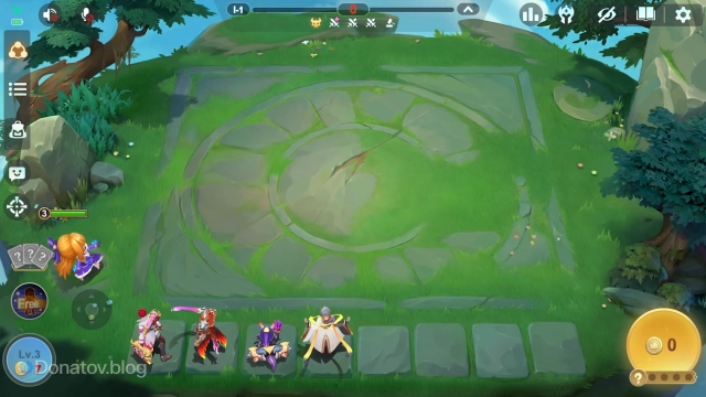 Запасные пешки в матче в Magic Chess: Go Go