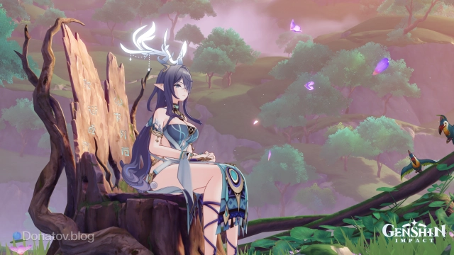 Скриншот из игры с высокими настройками графики