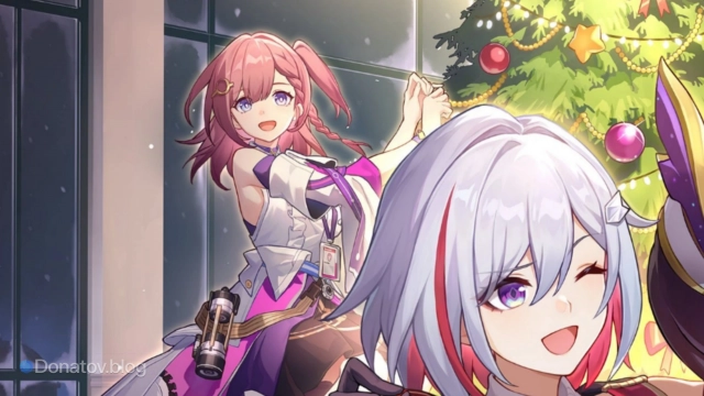 Арт с Астой из Honkai: Star Rail