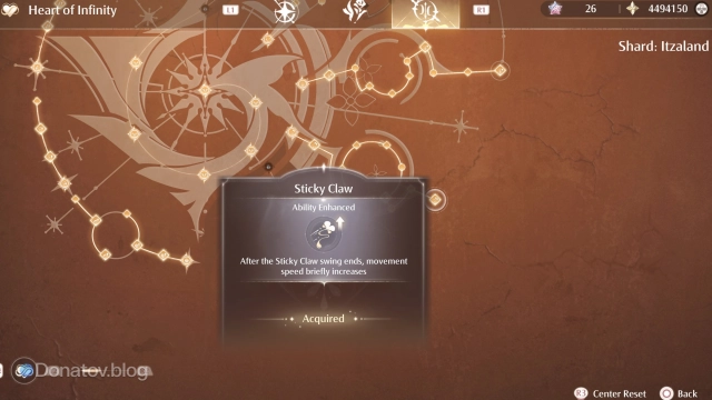 Абилки региона Itzaland в Сердце Бесконечности