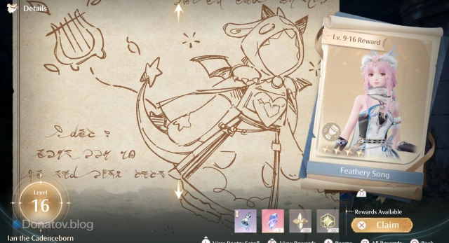 Шкала наград Ian Cadenceborn