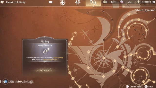 Баффы в Heart of Infinity