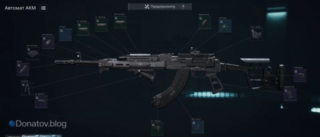 Сборка на AKM в Delta Force