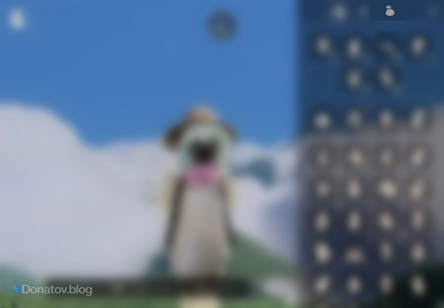 Меню чар во вкладке эмоций