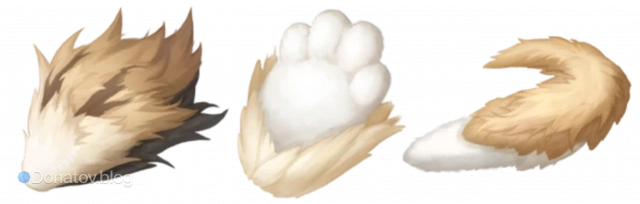 Behemoth Mane Fur, Behemoth Paw Fur, Behemoth Back Fur