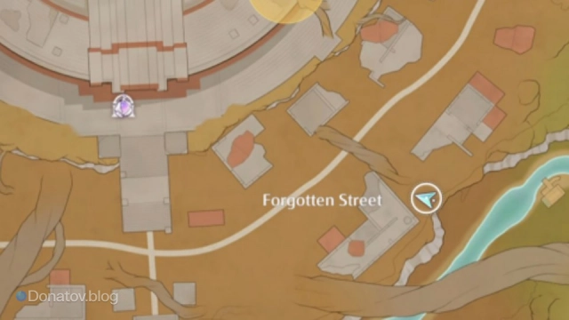 Расположение пещеры Coliseum Underground Drainage Ruins