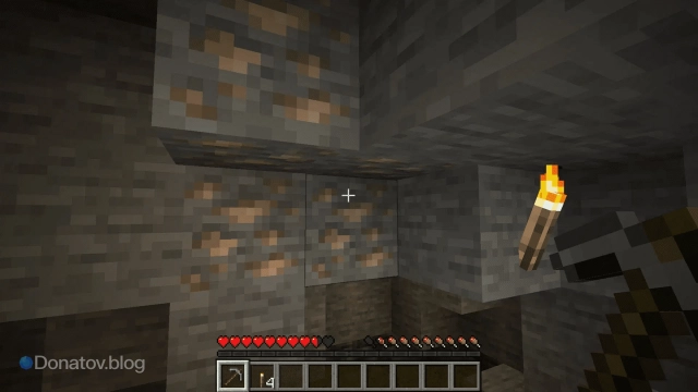 Железная руда в пещере