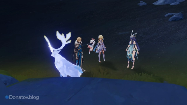 Фантом хладнорогого оленя