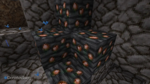 Глубинная медная руда в Minecraft