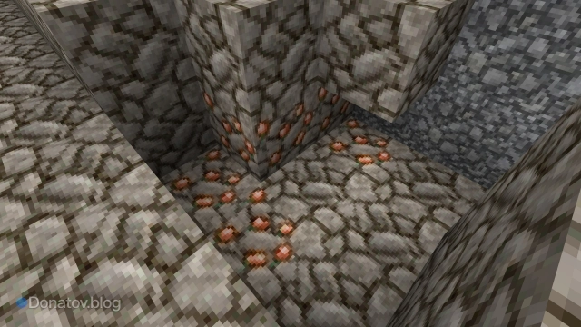 Медная руда в пещере