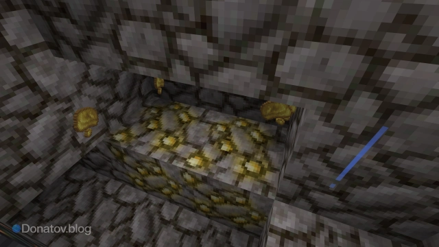 Золотая руда в пещере